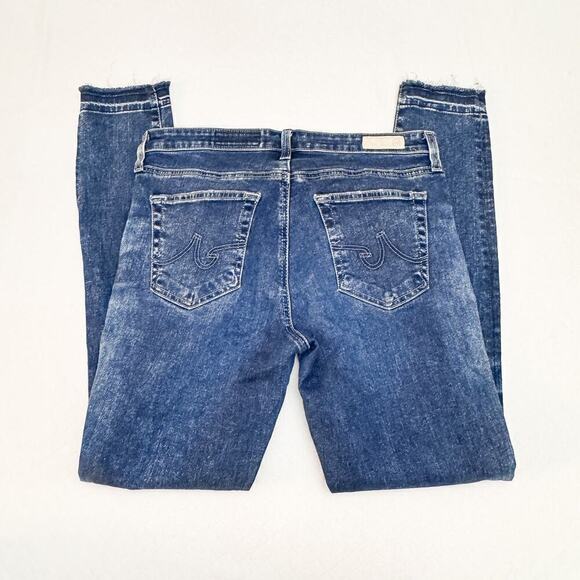 AG The Legging Ankle Super Skinny Ankle Dark Wash Denim Jeans Size 30 - Picture 8 of 9